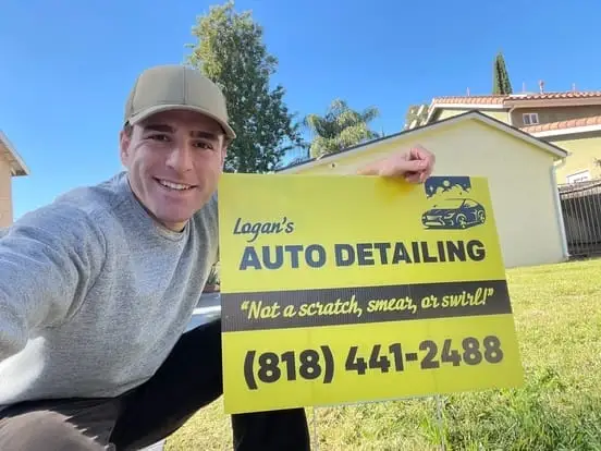Logan's Auto Detailing website — modern web design for a Los Angeles ceramic-coating studio
