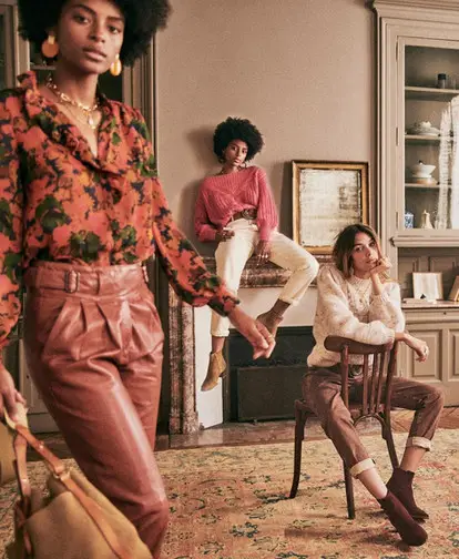 Sezane fashion e-commerce website - premium French brand storefront design