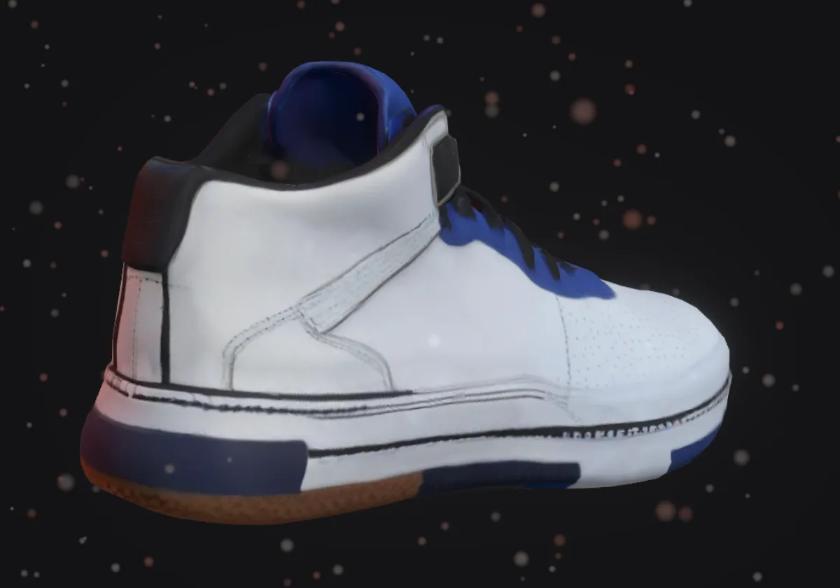 Interactive 3D sneaker showcase — static preview