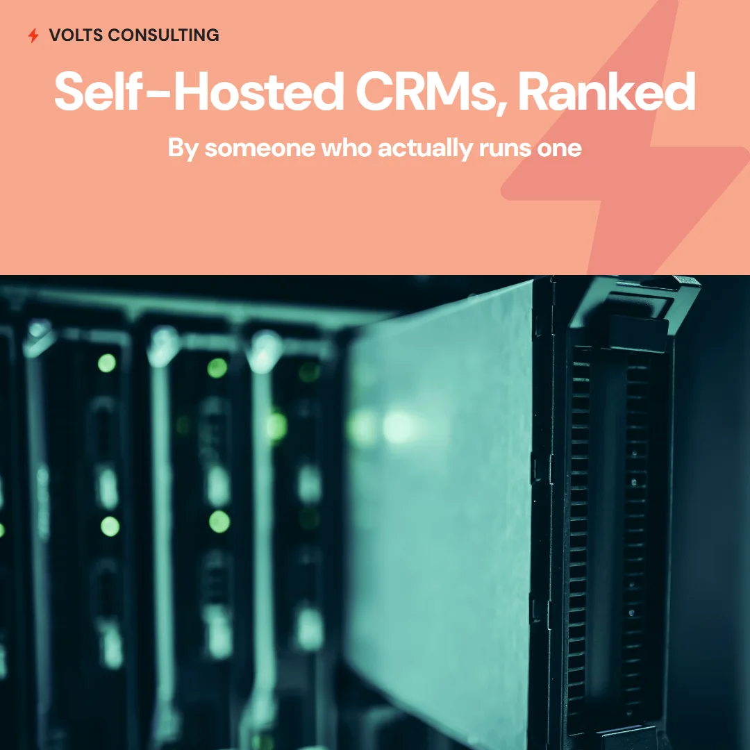 Self-hosted server hardware - the best self-hosted CRM options compared