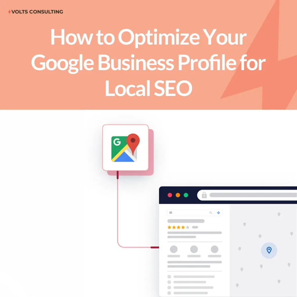 Business owner optimizing Google Business Profile for local SEO using a laptop with Google Maps open.